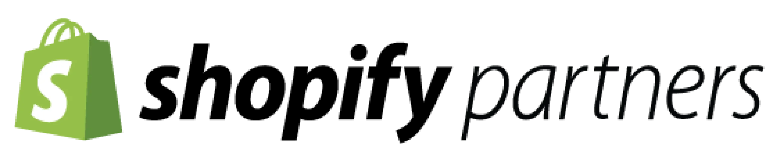 Shopify Partners logo representing official partnership for Shopify store development and eCommerce solutions.